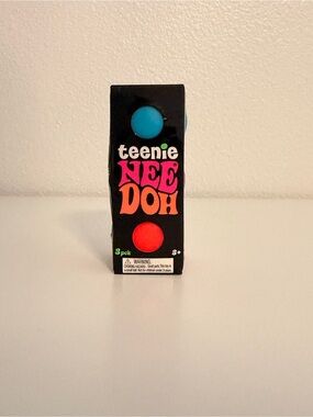 NeeDoh teenie Kids Toy 3-Pack - Blue, Pink, and Purple